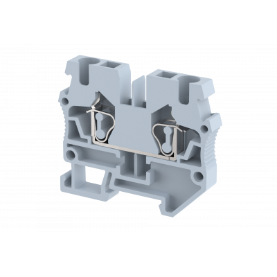 Миниклемма проходная пружинная 2,5 мм2, на 2 подключения, серая SQM2.5-GREY | код 2402240000 | Elmex Миниклемма проходная пружинная 2,5 мм2, на 2 подключения, серая SQM2.5-GREY | код 2402240000 | Elmex