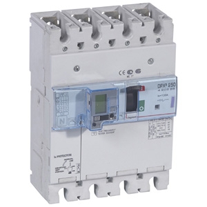 Автоматический выключатель DPX3 250 - термомагн. расц. - с диф. защ. - 50 кА - 400 В~ - 4П - 100 А | код. 420285 | Legrand 