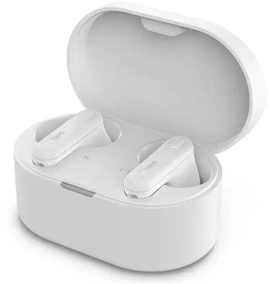 Гарнитура внутриканальные Philips TWS белый беспроводные bluetooth в ушной раковине (TAT1108WT/00) | код 1973634 | PHILIPS Гарнитура внутриканальные Philips TWS белый беспроводные bluetooth в ушной раковине (TAT1108WT/00) | код 1973634 | PHILIPS