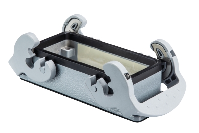 Открытое основание разъема REVOS, Size 24, с уплотнителем, с двумя защелками, материал корпуса: алюминиевый сплав | код 70.320.2428.0 | Wieland Открытое основание разъема REVOS, Size 24, с уплотнителем, с двумя защелками, материал корпуса: алюминиевый сплав | код 70.320.2428.0 | Wieland