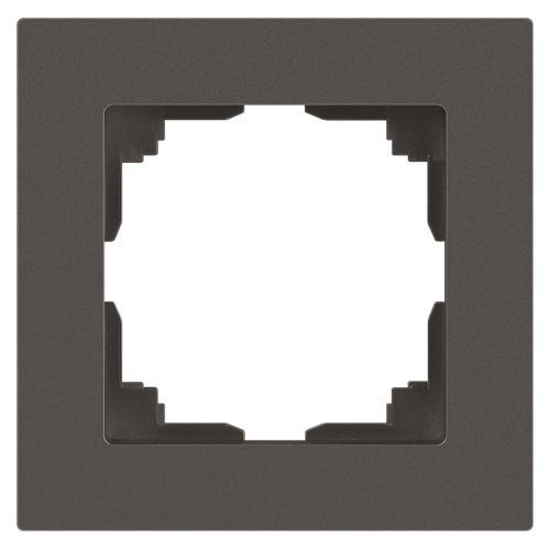 Рамка 1-м СП Accent 6-501-09 титан Intro Б0063769 Рамка 1-м СП Accent 6-501-09 титан Intro Б0063769