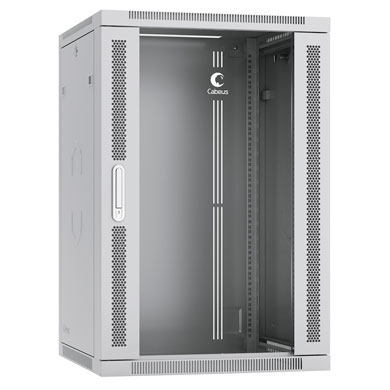 Cabeus SH-05F-18U60/60 Шкаф телекоммуникационный настенный 19 18U 600x600x901mm (ШхГхВ) дверь стекло, цвет серый (RAL 7035) | код 7067c | Cabeus Cabeus SH-05F-18U60/60 Шкаф телекоммуникационный настенный 19 18U 600x600x901mm (ШхГхВ) дверь стекло, цвет серый (RAL 7035) | код 7067c | Cabeus