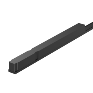 Декоративный пластиковый короб для проводов для магнитной системы Galakti 100x26x29 мм черный | код V4-R7-09.RG23.TRK-0018 | Вартон