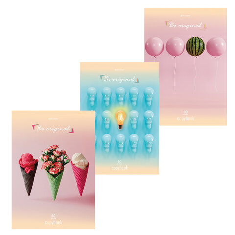 Тетрадь А4, 80 л., BRAUBERG, скоба, клетка, обложка картон, Be original , 404047 | код 404047 | BRAUBERG Тетрадь А4, 80 л., BRAUBERG, скоба, клетка, обложка картон, Be original , 404047 | код 404047 | BRAUBERG