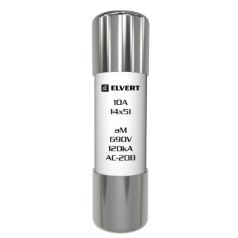 Плавкий предохранитель FС06 10A 14x51 aM ELVERT (упаковка 10шт) | код FC06a-10 | ELVERT Плавкий предохранитель FС06 10A 14x51 aM ELVERT (упаковка 10шт) | код FC06a-10 | ELVERT