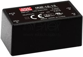 Источник питания AC-DC, 5 Вт, вход 85...264В AC 47...440 Гц, 120...370B DC, выход 15В/0.33А, изоляция 3000В AC, в корпусе на плату 45.7х25.4х21.5мм, -30...+70C | код IRM-05-15 | MeanWell Источник питания AC-DC, 5 Вт, вход 85...264В AC 47...440 Гц, 120...370B DC, выход 15В/0.33А, изоляция 3000В AC, в корпусе на плату 45.7х25.4х21.5мм, -30...+70C | код IRM-05-15 | MeanWell