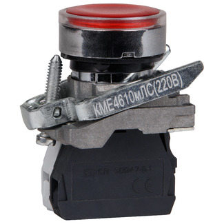 Нажимная кнопка (кнопочный выключатель/переключатель) в сборе КМЕ4530мЛС-24В-зеленый-3но+0нз-цилиндр-индикатор-IP54 | код 289919 | КЭАЗ Нажимная кнопка (кнопочный выключатель/переключатель) в сборе КМЕ4530мЛС-24В-зеленый-3но+0нз-цилиндр-индикатор-IP54 | код 289919 | КЭАЗ