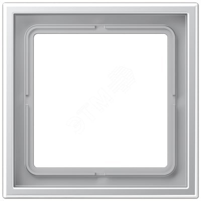 Рамка 1-я для горизонтальной/вертикальной установки (для устройств и накладок серии LS990 в монтажный адаптер) Серия- LS ZERO Материал- термопласт (ударопрочный) лакированный Цвет- алюминий | код LSZAL981BF | JUNG