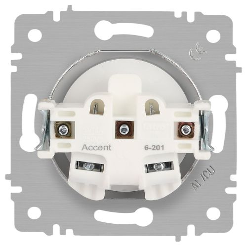 Розетка Intro Accent 6-201-06 2P, 16А-250В, IP20, СУ, перламутр | код Б0063667 | ЭРА фото 4 Розетка Intro Accent 6-201-06 2P, 16А-250В, IP20, СУ, перламутр | код Б0063667 | ЭРА фото 4