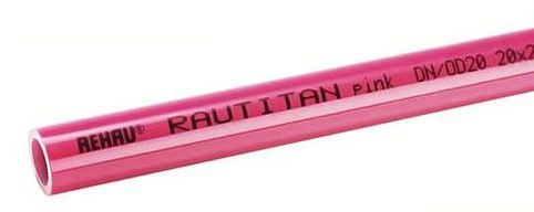 Труба отопительная RAUTITAN pink 20 (2.8) бухта 120м | код 11360521120 | РЕХАУ