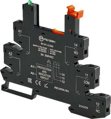 S1.01.3.230 Розетка для реле с винтовыми зажимами 8А (~/= 230В AC/DC) подавление утечки тока | код S1013230 | РЕЛЕОН S1.01.3.230 Розетка для реле с винтовыми зажимами 8А (~/= 230В AC/DC) подавление утечки тока | код S1013230 | РЕЛЕОН