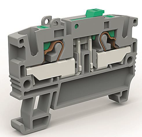 Клемма с размыкателем на 4 кв.мм синяя | код ZEFS400BL | DKC Клемма с размыкателем на 4 кв.мм синяя | код ZEFS400BL | DKC