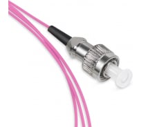 Патч-корд оптический LANMASTER, симплексный, FC/PC-FC/PC, OM4, LSZH, 10 м | код LAN-FC-FC/OM4-10 | LANMASTER