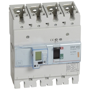 Автоматический выключатель DPX3 250 - эл. расцепитель - 25 кА - 400 В~ - 4П - 100 А | код. 420315 | Legrand 