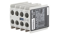 Блок-контакт вспом. AU-4M, 2NO+2NC, фронт. монтаж, для мини-контакторов UKC, UKD | код AU-4M-22 | Kripal