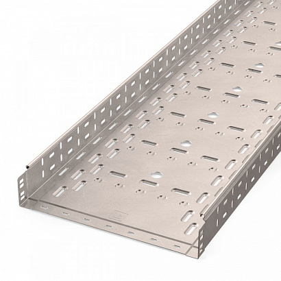 Лоток перфорированный Стандарт INOX (AISI 409) 400х80х3000 (1,0 мм) (6 м/уп) Промрукав | код PR16.2424 | ПРОМРУКАВ Лоток перфорированный Стандарт INOX (AISI 409) 400х80х3000 (1,0 мм) (6 м/уп) Промрукав | код PR16.2424 | ПРОМРУКАВ