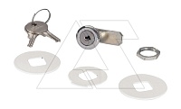 Замок для дверей из стального листа (F) c ключом, LOCK-KLV | код 178930 | EATON