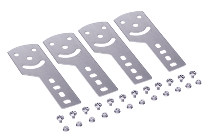 Пластина крепежная GSV H100 (4 шт.) в комплекте с метизами, необходимыми для монтажа, цинк-ламельная | код 30015KHDZL | DKC Пластина крепежная GSV H100 (4 шт.) в комплекте с метизами, необходимыми для монтажа, цинк-ламельная | код 30015KHDZL | DKC