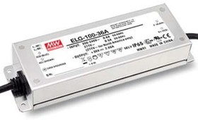 Источник питания AC-DC, 96,1Вт, IP67, вход 100…305В AC, 47…63Гц/142…431В DC, ККМ, выход 27...54В/1,78А, изоляция 3750В AC, в кожухе 199х63х35,5мм, -40…+70С, DALI димминг | код ELG-100-54DA | MeanWell Источник питания AC-DC, 96,1Вт, IP67, вход 100…305В AC, 47…63Гц/142…431В DC, ККМ, выход 27...54В/1,78А, изоляция 3750В AC, в кожухе 199х63х35,5мм, -40…+70С, DALI димминг | код ELG-100-54DA | MeanWell