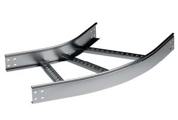 Угол горизонтальный 45 80x600 R300 в комплекте с крепежными элементами и соединительными пластинами, необходимыми для монтажа, цинк- | код LC0836KZL | DKC Угол горизонтальный 45 80x600 R300 в комплекте с крепежными элементами и соединительными пластинами, необходимыми для монтажа, цинк- | код LC0836KZL | DKC