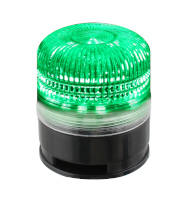 Светосигнальный маячок, d=52мм, L=58мм, многоцветный светодиод (постоянное/мигающее), зуммер, цвет: красный, желтый, зеленый, 24VDC, IP54, кабель 0,5м | код SL52B-024-RYG | INNOCONT Светосигнальный маячок, d=52мм, L=58мм, многоцветный светодиод (постоянное/мигающее), зуммер, цвет: красный, желтый, зеленый, 24VDC, IP54, кабель 0,5м | код SL52B-024-RYG | INNOCONT