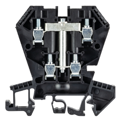 Многоуровневая функциональная клемма, тип фиксации провода: винтовой, номинальное сечение: 4 мм кв., 32A, 400V, ширина: 6 мм, цвет: черный, тип монтажа: DIN 35 | код 57.404.6955.1 | Wieland Многоуровневая функциональная клемма, тип фиксации провода: винтовой, номинальное сечение: 4 мм кв., 32A, 400V, ширина: 6 мм, цвет: черный, тип монтажа: DIN 35 | код 57.404.6955.1 | Wieland