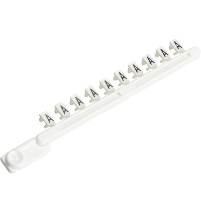 Гребенка составных шильдиков, 10 шильдиков, нанесенные знаки: P,P, ... ,P | код 04.841.3750.0 | Wieland Гребенка составных шильдиков, 10 шильдиков, нанесенные знаки: P,P, ... ,P | код 04.841.3750.0 | Wieland