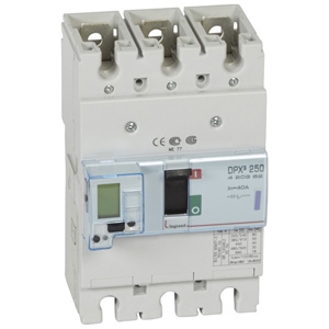 Автоматический выключатель DPX3 250 - эл. расцепитель - 50 кА - 400 В~ - 3П - 40 А | код. 420362 | Legrand 