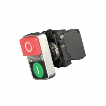 Кнопка двойная ПУСК-СТОП с подсветкой IP65 | код BV-1-CW83M5 | Engard Кнопка двойная ПУСК-СТОП с подсветкой IP65 | код BV-1-CW83M5 | Engard