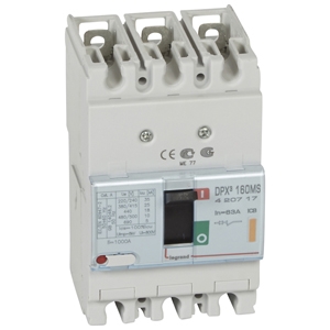 Автоматический выключатель DPX3 160 - магнитный расцепитель - 25 кА - 400 В~ - 3П - 63 А | код. 420717 | Legrand 