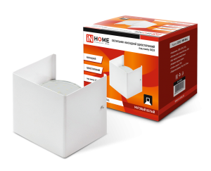 Светильник накладной односторонний GX53S-WALL 1MW под лампу GX53 230B матовый белый IN HOME | код 4690612024417 | IN HOME Светильник накладной односторонний GX53S-WALL 1MW под лампу GX53 230B матовый белый IN HOME | код 4690612024417 | IN HOME