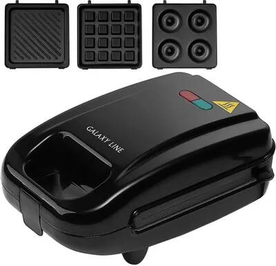 Вафельница Galaxy Line гл2972лчерн 750Вт черный | код 1877625 | GALAXY LINE Вафельница Galaxy Line гл2972лчерн 750Вт черный | код 1877625 | GALAXY LINE