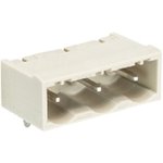 Вилочный разъем, горизонтальный, на плату, шаг 7,5 мм, 3 полюса, фиксация на плате пайкой, 690V, 12А, без маркировки, цвет: серый, серия 8413 S G | код 25.392.3353.0 | Wieland