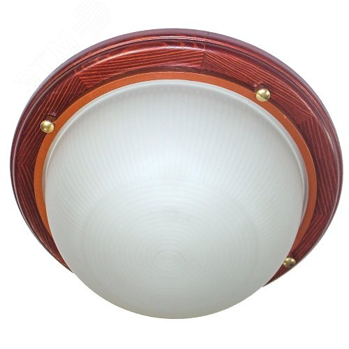 Светильник НПП-03-60-013 IP65 Самарканд 1301 Круг малый матовый корпус деревососна индивидуальная упаковка | код 1005500976 | Элетех