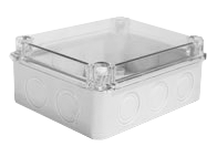 690 453, Распределительная коробка с перфорацией под выдавливание IP67 - прозрачная крышка KJTO 3123 Halogen Free | код 0.0.0.6.90453 | KLEMSAN