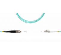 Патч-корд оптический LANMASTER, симплексный, LC/PC-FC/PC, OM3, LSZH, 7.0 м | код LAN-LC-FC/OM3-7.0 | LANMASTER