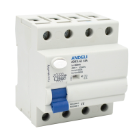 УЗО ADB1L-63 4P 40A 300mA тип AC 6kA (ANDELI) | код ADL03-017 | ANDELI