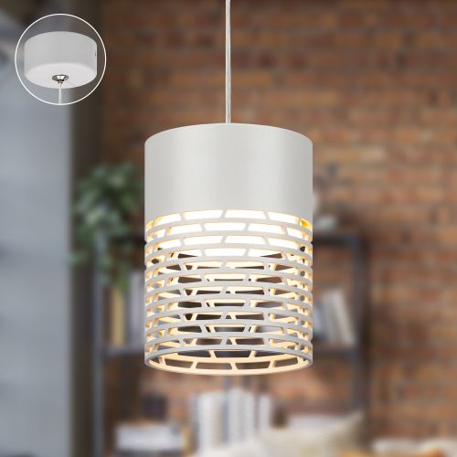 Светильник подвесной (подвес) PL29 WH цоколь GX53 потолочный цилиндр белый ЭРА | код Б0061374 | ЭРА