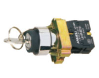 Переключатель XB2-BG21 черный 2 положения с ключом 1НО (ANDELI) | код ADL10-004 | ANDELI