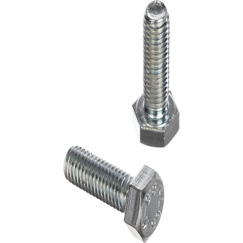 Болт DIN 933 M5х20 полная резьба шестигранная голова класс прочности 5.8 покрытие цинк | код DIN933-M5x20ZN | Крепдил