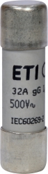 Предохранитель CH14x51 gG 32A 500V | код 002651033 | ETI Предохранитель CH14x51 gG 32A 500V | код 002651033 | ETI