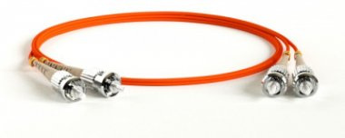 Патч-корд оптический TWT, PVC, дуплексный, ST/PC-ST/PC, MM 50/125, 0.5 м | код TWT-2ST-2ST/OM2-0.5 | TWT Патч-корд оптический TWT, PVC, дуплексный, ST/PC-ST/PC, MM 50/125, 0.5 м | код TWT-2ST-2ST/OM2-0.5 | TWT