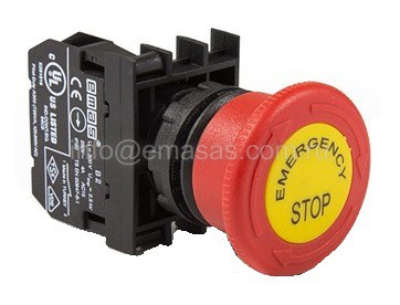 Кнопка аварийная Грибок B100EE с маркировкой | код B100EE | EMAS Кнопка аварийная Грибок B100EE с маркировкой | код B100EE | EMAS