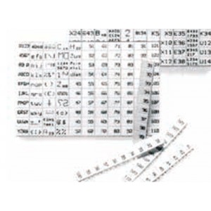 Маркировочные платы для плоттера wieplot, размер шильдиков 6х8 мм, 110 шильдиков в карте, нанесенные знаки: 401-500 | код M1.995.4400.4 | Wieland Маркировочные платы для плоттера wieplot, размер шильдиков 6х8 мм, 110 шильдиков в карте, нанесенные знаки: 401-500 | код M1.995.4400.4 | Wieland