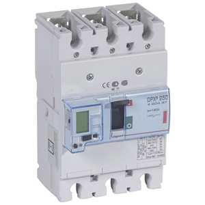 Автоматический выключатель DPX3 250 - эл. расц. с изм. блоком - 36 кА - 400 В~ - 3П - 160 А | код. 420437 | Legrand 