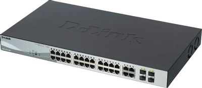 Коммутатор D-Link DGS-1210-28P/F 24x1Гбит/с 4xКомбо(1000BASE-T/SFP) 24PoE 193W управляемый | код 1007409 | D-Link Коммутатор D-Link DGS-1210-28P/F 24x1Гбит/с 4xКомбо(1000BASE-T/SFP) 24PoE 193W управляемый | код 1007409 | D-Link