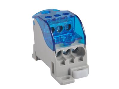 Распределительный блок на DIN-рейку РБЛ Лесенка-160 1П 160А (1x70+1x16/6x16) HLT | код 081-07-009 | HLT Распределительный блок на DIN-рейку РБЛ Лесенка-160 1П 160А (1x70+1x16/6x16) HLT | код 081-07-009 | HLT