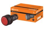 Кнопка SB7-CA45 с возвратом, 1НО+1НЗ, d22 мм, красная, IP54 TDM | код SQ0746-0012| TDM
