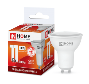 Лампа светодиодная LED-JCDRC-VC 11Вт 230В GU10 6500К 990Лм IN HOME | код 4690612024783 | IN HOME Лампа светодиодная LED-JCDRC-VC 11Вт 230В GU10 6500К 990Лм IN HOME | код 4690612024783 | IN HOME