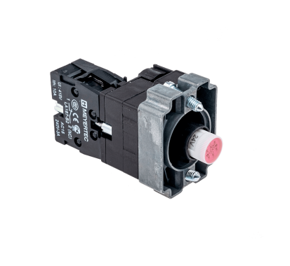 Основание с модулем подсветки, 1NC блок-контакт, красный, 220V AC/DC, мет. MTB2-BW634 | код 43297 | MEYERTEC Основание с модулем подсветки, 1NC блок-контакт, красный, 220V AC/DC, мет. MTB2-BW634 | код 43297 | MEYERTEC